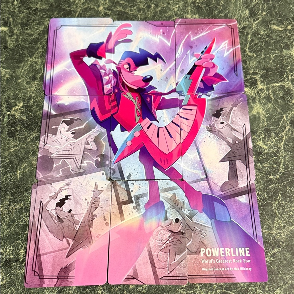 Disney Lorcana Powerline Rock Star Puzzle (9 card set)